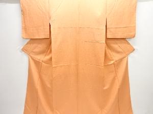 葉模様織り出し色無地着物